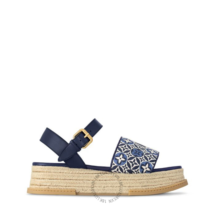 Sandal Louis Vuitton Maya Platform Espadrilles 1AHNHW NGLV436