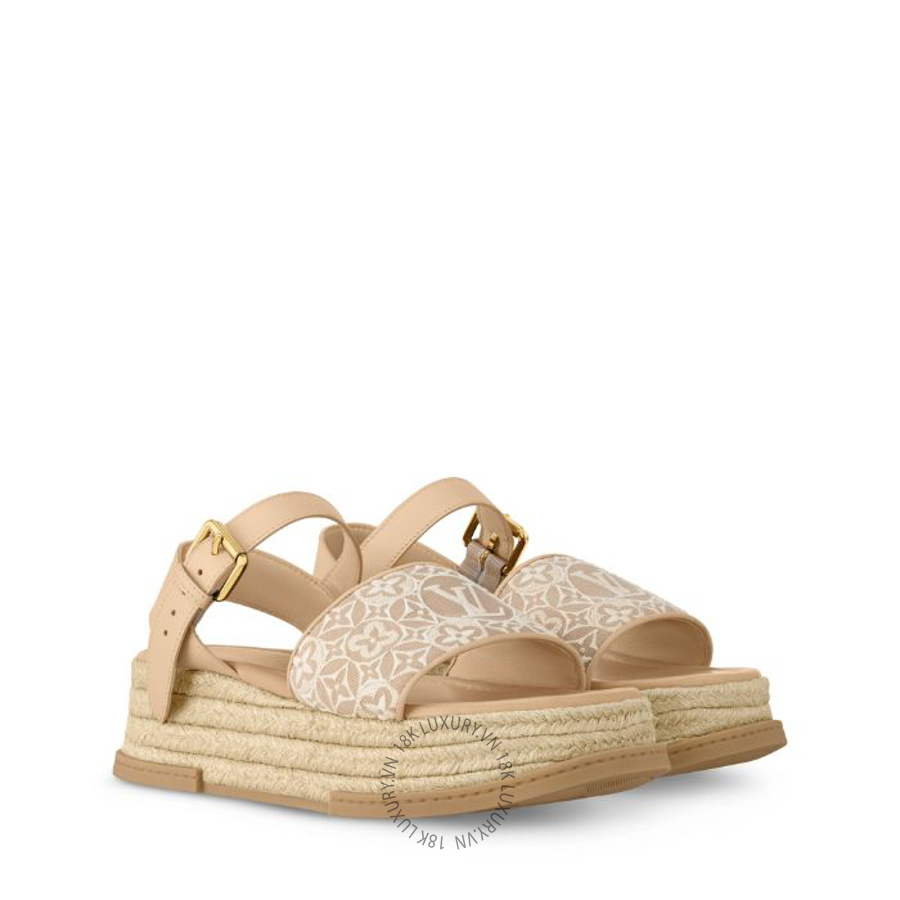 Sandal Louis Vuitton Maya Platform Espadrilles 1AHNIC NGLV437
