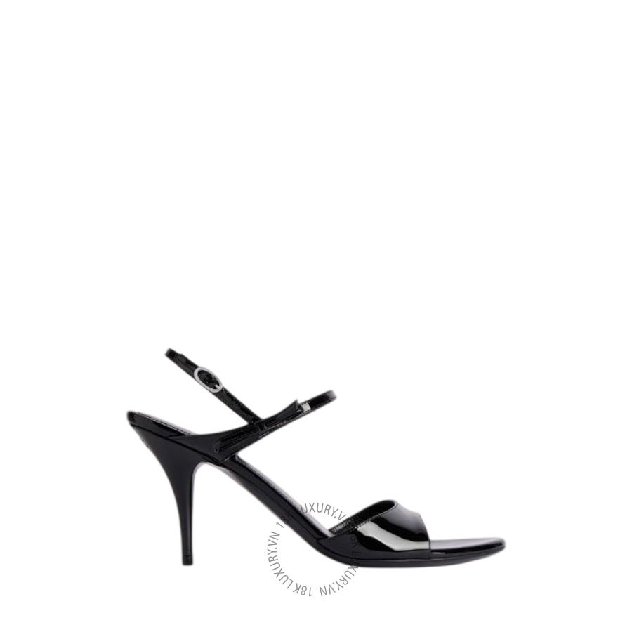 Sandals Cao gót Balenciaga Women's Avenue Bow Sandal in Black/silver 865845WB1F31010 BCA697