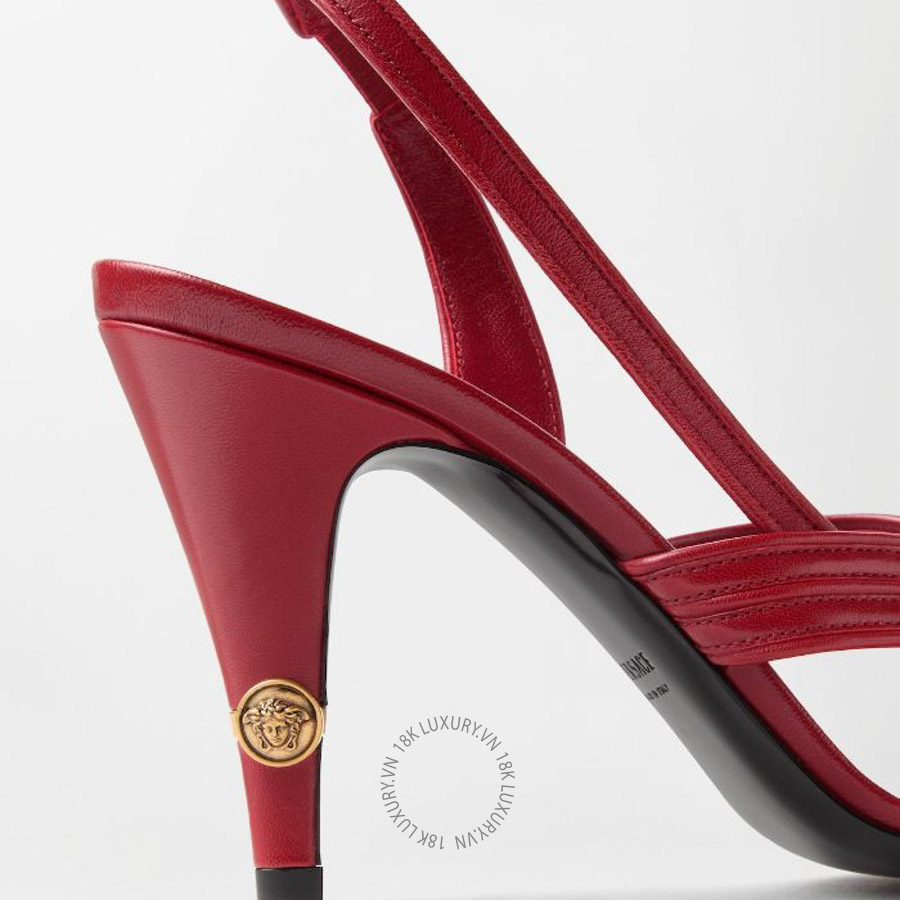 Sandals Cao Gót Versace Gianni Nappa Sandals 90 mm 1025587-1A17623_1RF2J VSC280 20 Sandals Cao Gót Versace Gianni Nappa Sandals 90 mm 1025587-1A17623_1RF2J VSC280