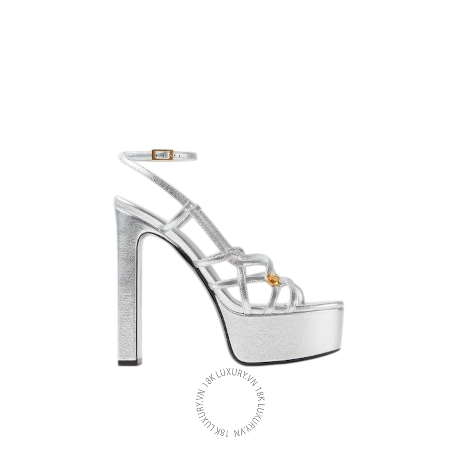 Sandals Cao Gót Versace Valentina Metallic Platform Sandals 140 mm 1026614-1A08539_1E01G VSC243