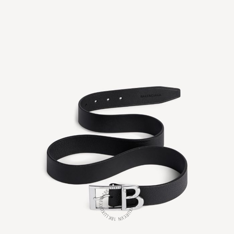 Thắt Lưng Balenciaga Men's Classic B Belt in Black 8065592ABC01000 BCA802