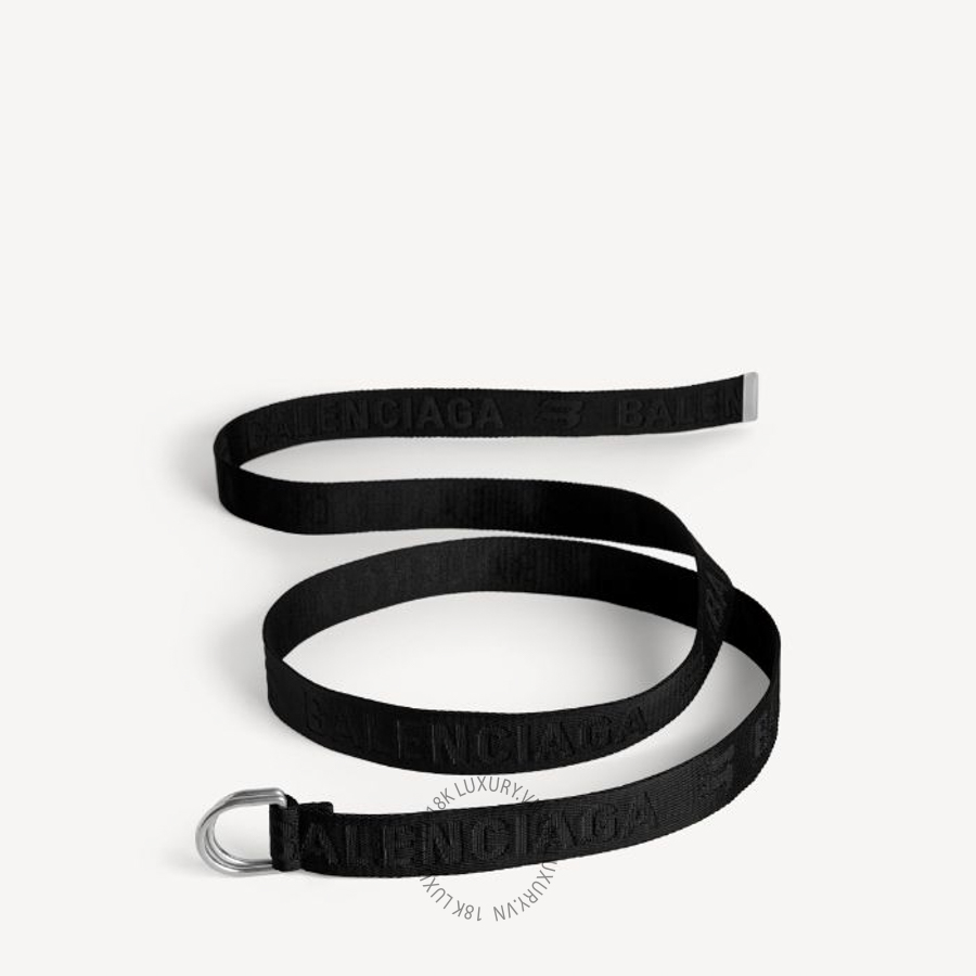 Thắt Lưng Balenciaga Men's D Ring Belt in Black 703137210AA1000 BCA807