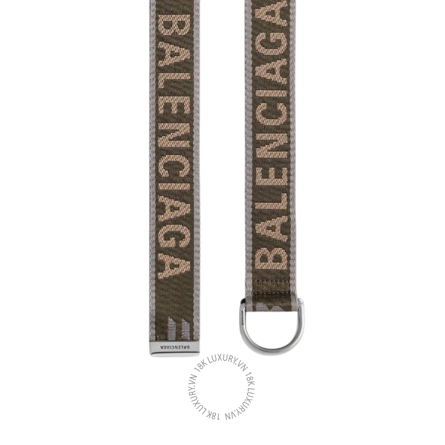 Thắt Lưng Balenciaga Men's D Ring Belt in Dark Green 703137210AA3561 BCA793