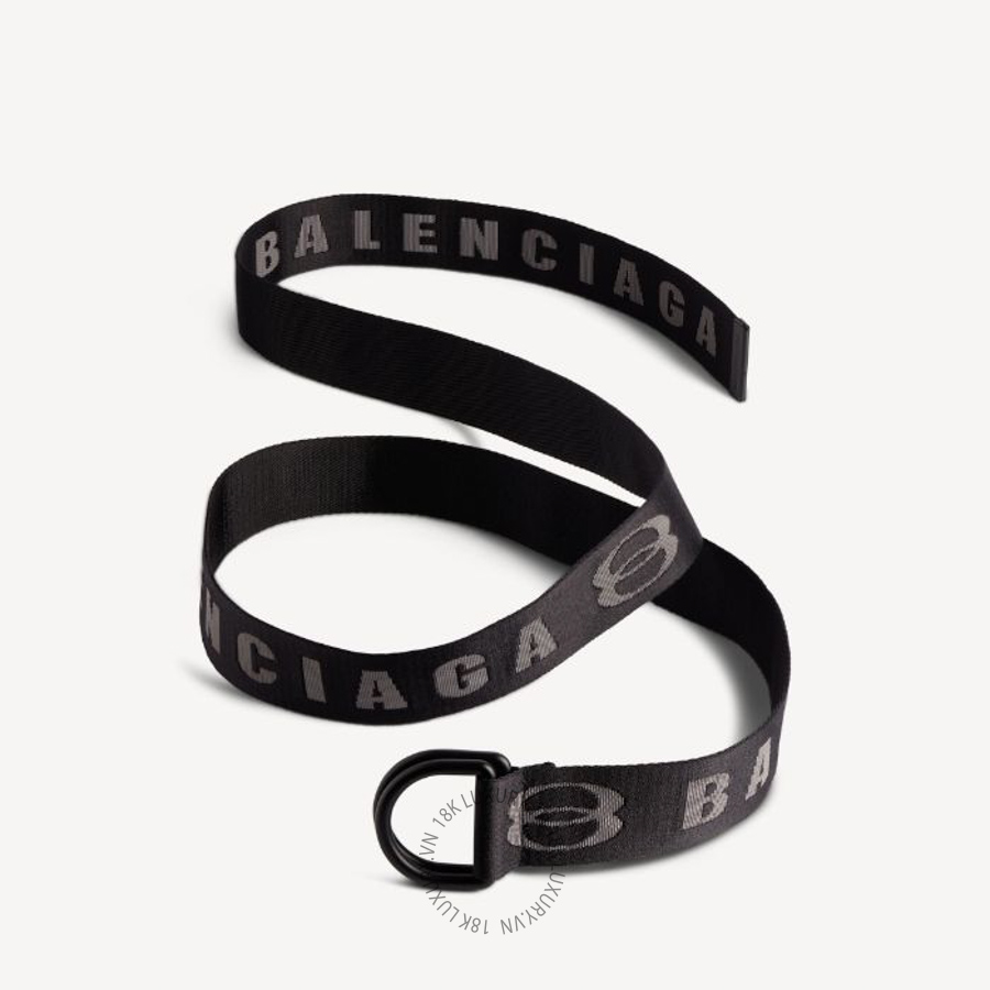Thắt Lưng Balenciaga Men's D Ring Belt in Dark Grey 7944852AA5W1064 BCA805