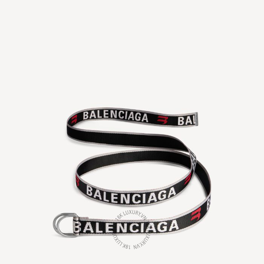 Thắt Lưng Balenciaga Men's D Ring Belt in Grey 703137210AA1063 BCA810