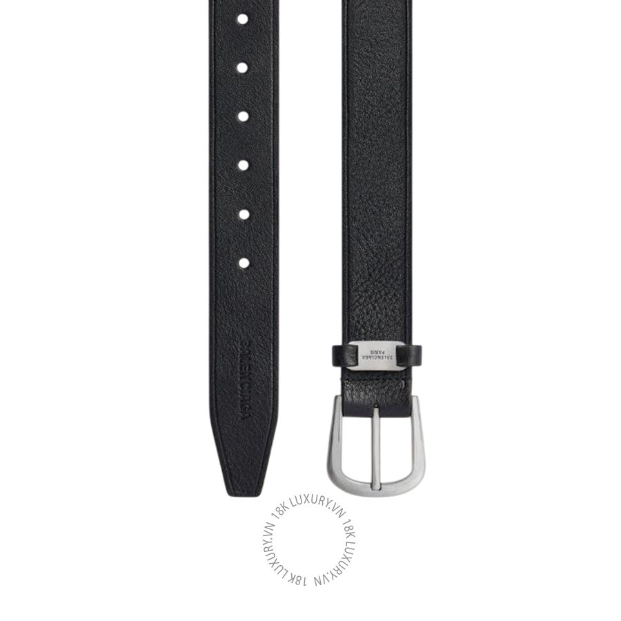 Thắt Lưng Balenciaga Men's Suit Belt in Black 8060672ABB51000 BCA787