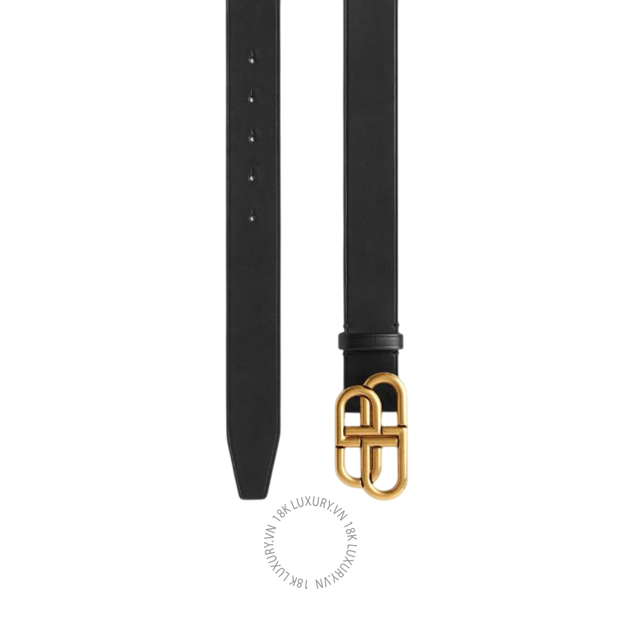 Thắt Lưng Balenciaga Women's Bb Thin Belt in Black 5816901CH041000 BCA822