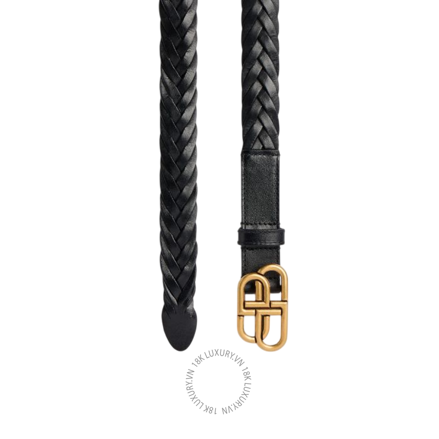 Thắt Lưng Balenciaga Women's Bb Thin Belt in Black 8672242ACHK1000 BCA815