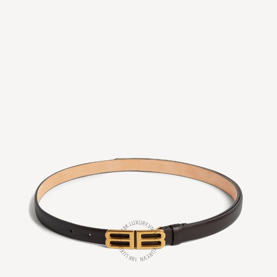 Thắt Lưng Balenciaga Women's Bolero Bb Belt in Moka 8687612ACKI2356 BCA819