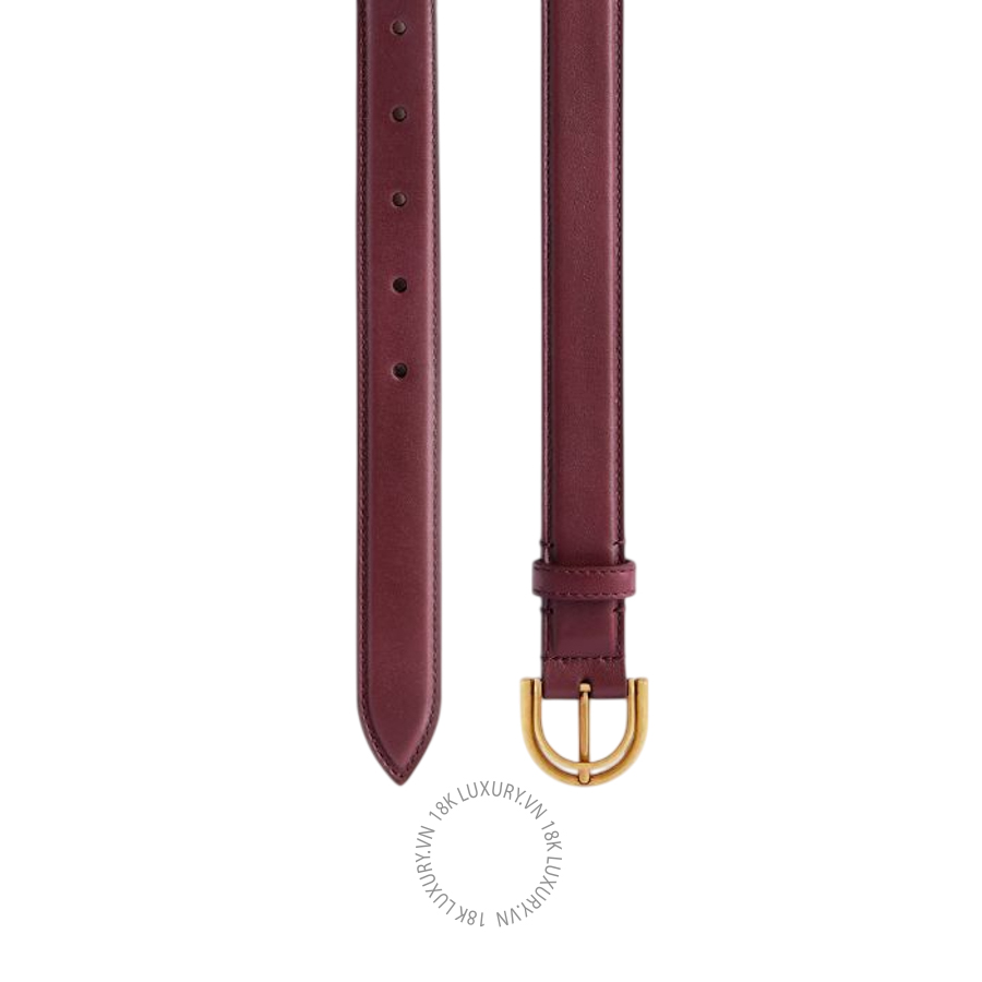 Thắt Lưng Balenciaga Women's Rodeo Belt in Dark Burgundy 8279472ABQF6034 BCA829