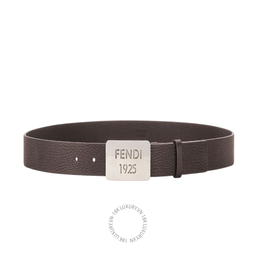 Thắt Lưng Fendi 1925 Belt Dark brown Cuoio Romano leather 30 mm leather belt 7C0566B134F0TU7 VSC463