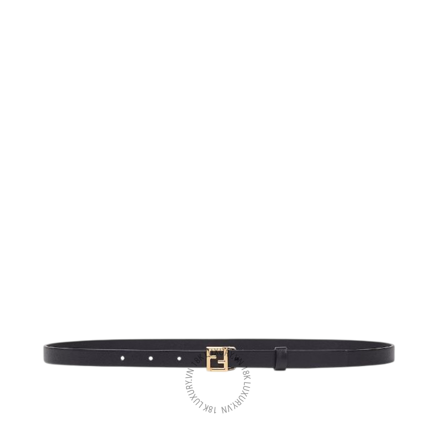 Thắt Lưng Fendi FF Belt Black leather 15 mm belt 8C0792B1JSF0QA1 VSC486