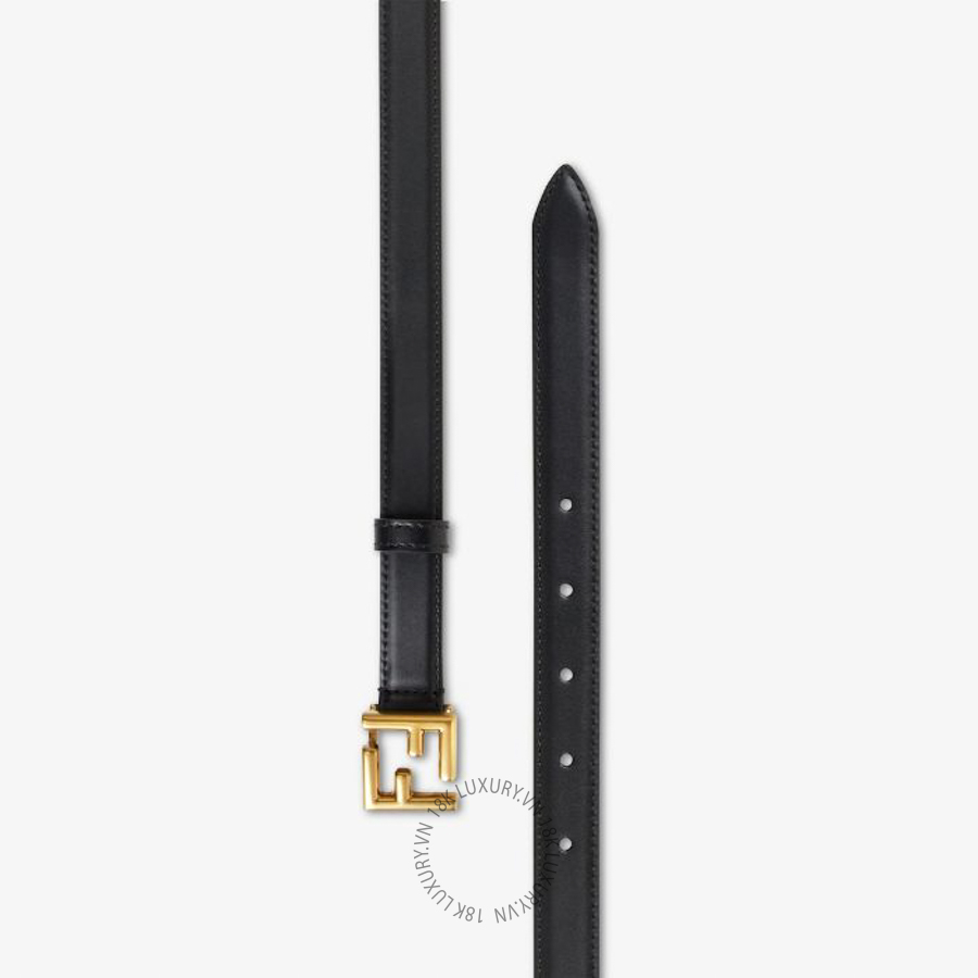 Thắt Lưng Fendi FF Belt Black leather belt 8C0648AAIWF04TX VSC492
