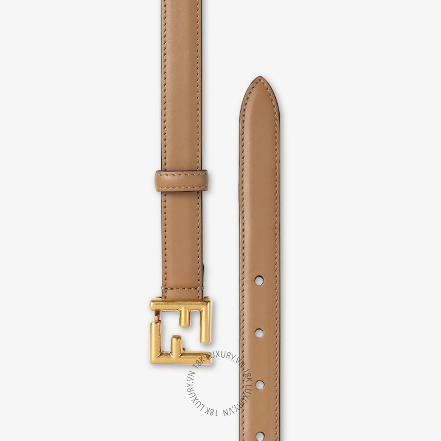 Thắt Lưng Fendi FF Belt Brown leather belt 8C0648AAIWF1AVA VSC495