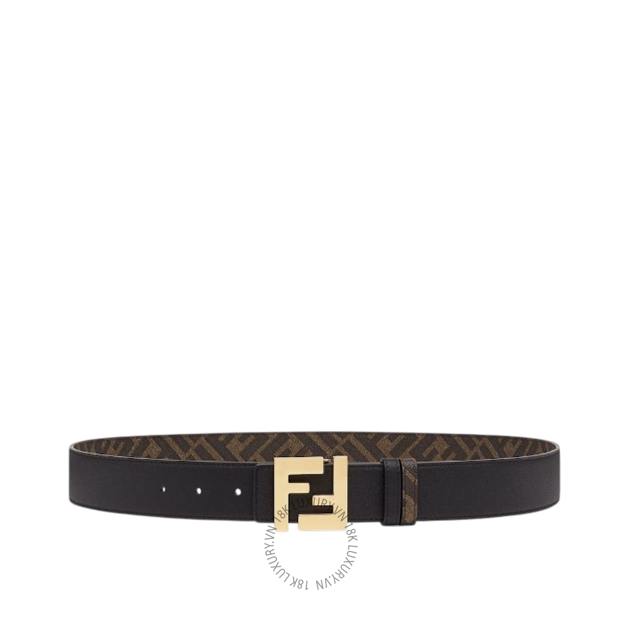 Thắt Lưng Fendi Squared FF belt Black leather reversible belt 7C0424AGR9F18I0 VSC469