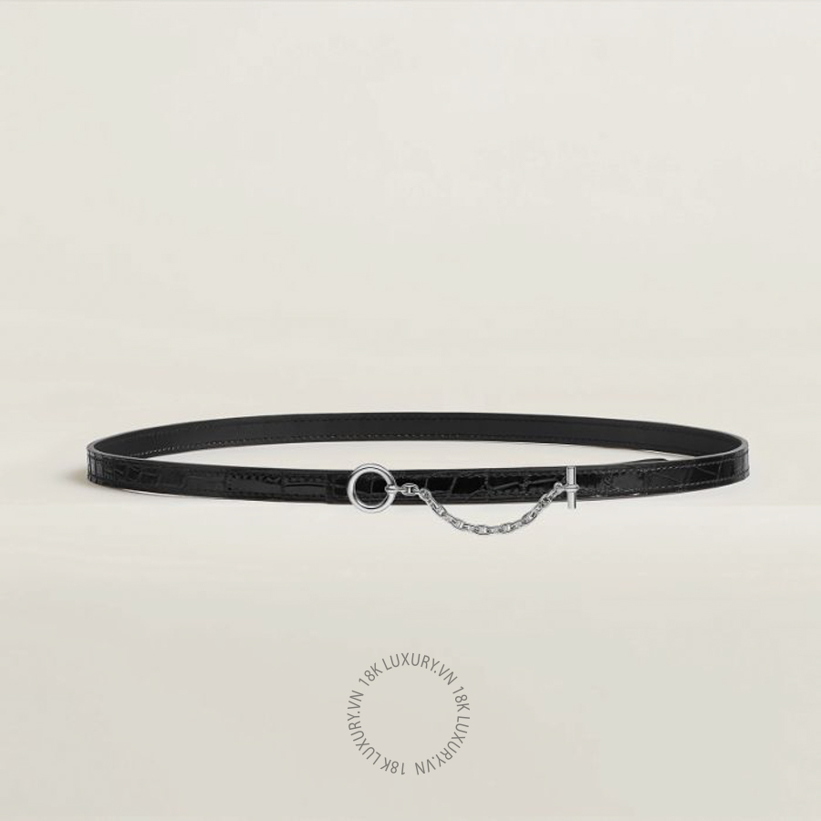Thắt lưng Hermes Carrousel belt buckle & Leather strap 13 mm Silver H081081CK05 MHM572