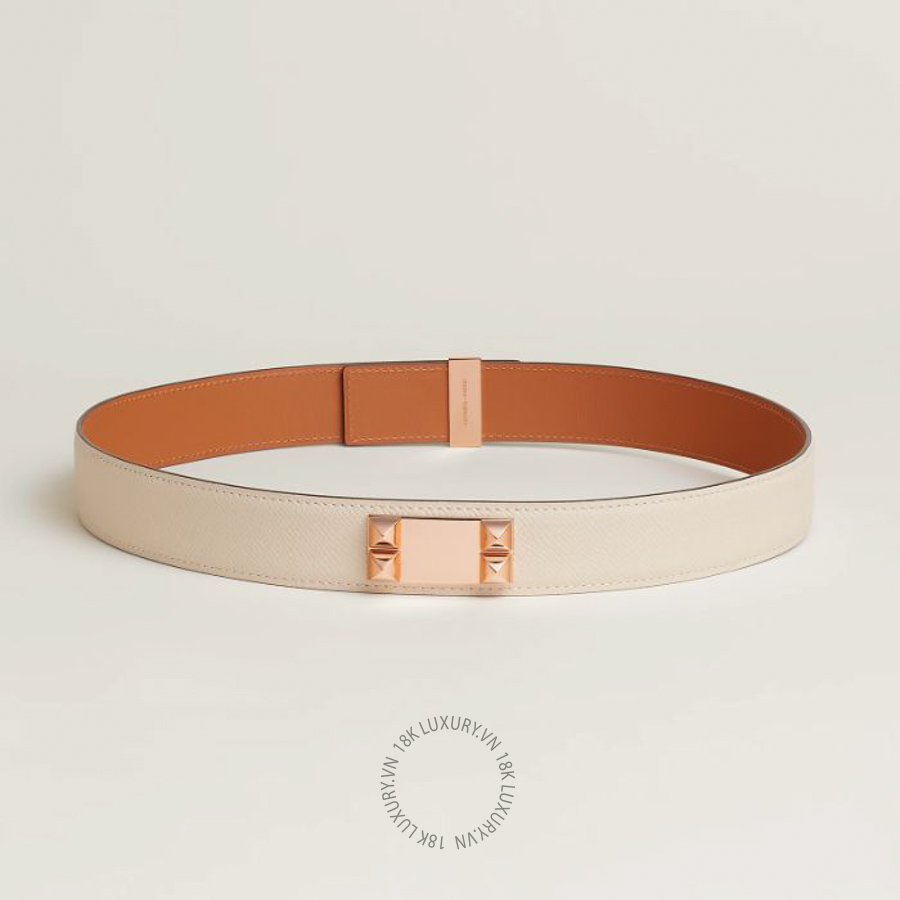 Thắt lưng Hermes Collier de Chien 32 belt Rose gold H011665UD10080 MHM543