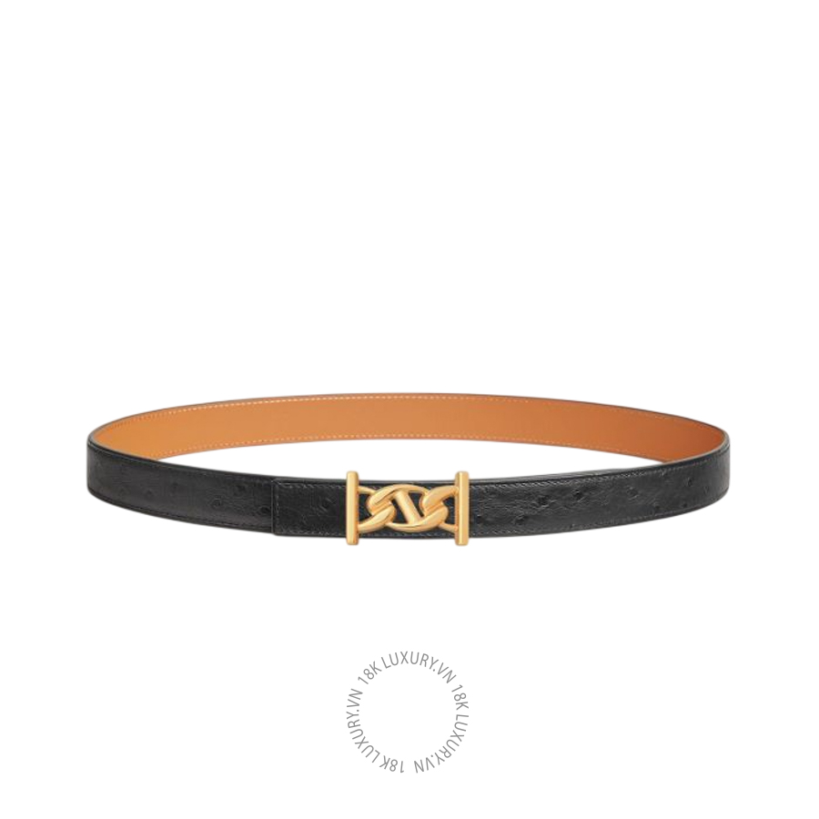Thắt lưng Hermes My H belt buckle & Leather strap 24 mm Yellow Gold H011690UC10 MHM567