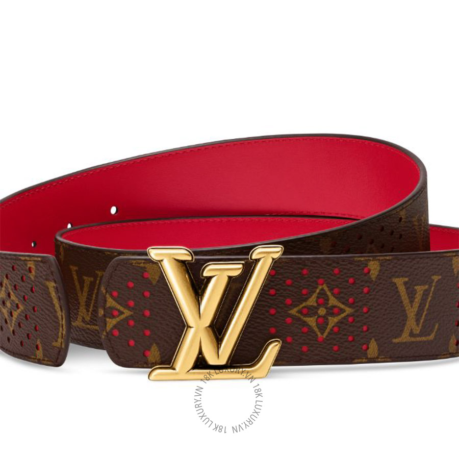 Thắt lưng nam LV Dimension Monogram Grid 40mm Reversible Belt M4910T NTLL037