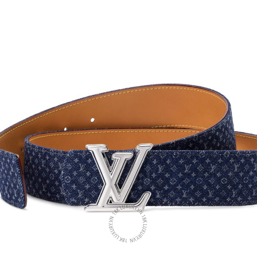 Thắt lưng nam LV Dimension Monogram Reflective Denim 40mm Reversible Belt M2009S NTLL033
