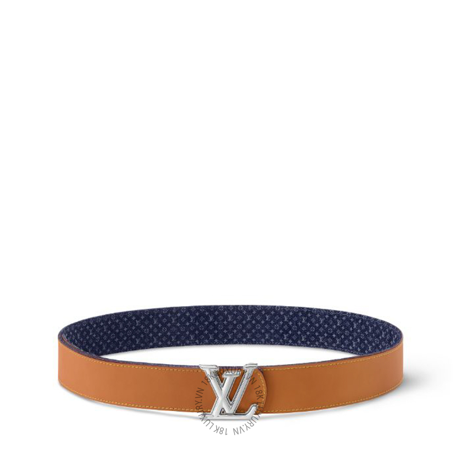 Thắt lưng nam LV Dimension Monogram Reflective Denim 40mm Reversible Belt M2009S NTLL033 10 Thắt lưng nam LV Dimension Monogram Reflective Denim 40mm Reversible Belt M2009S NTLL033