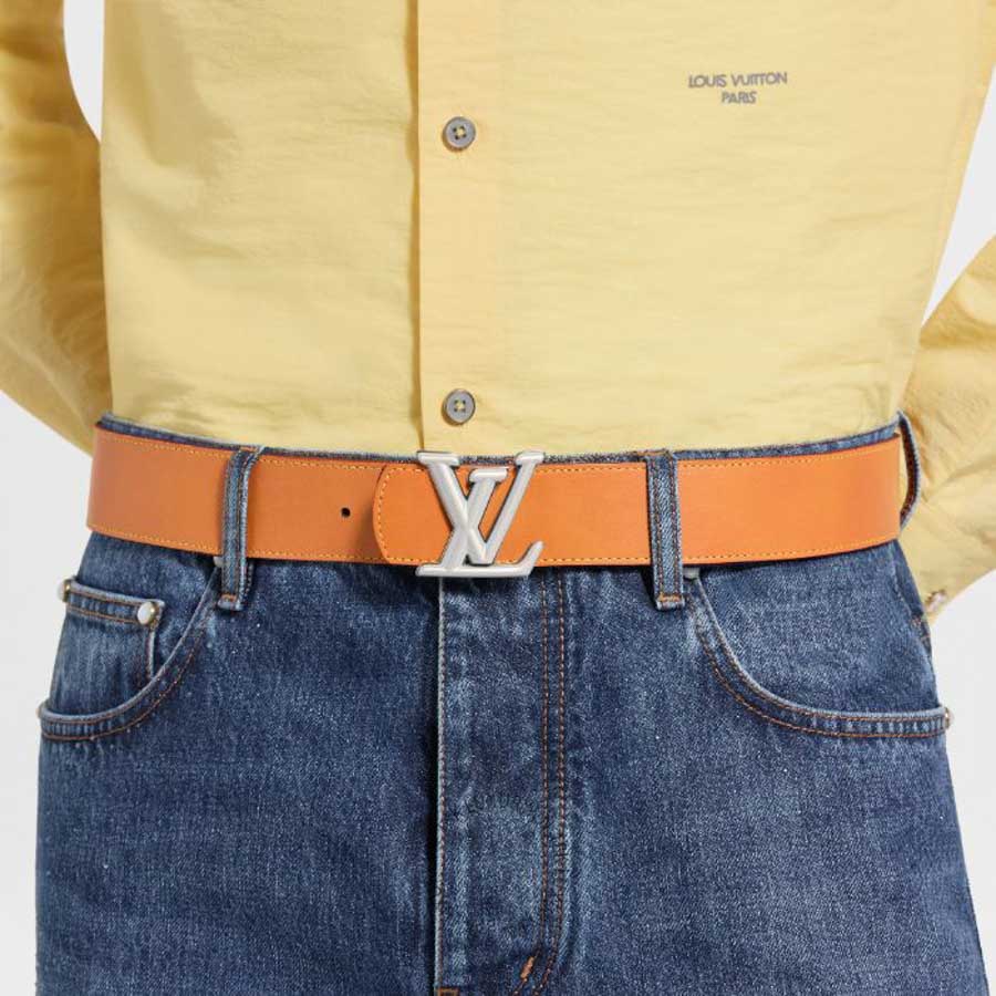 Thắt lưng nam LV Dimension Monogram Reflective Denim 40mm Reversible Belt M2009S NTLL033 11 Thắt lưng nam LV Dimension Monogram Reflective Denim 40mm Reversible Belt M2009S NTLL033