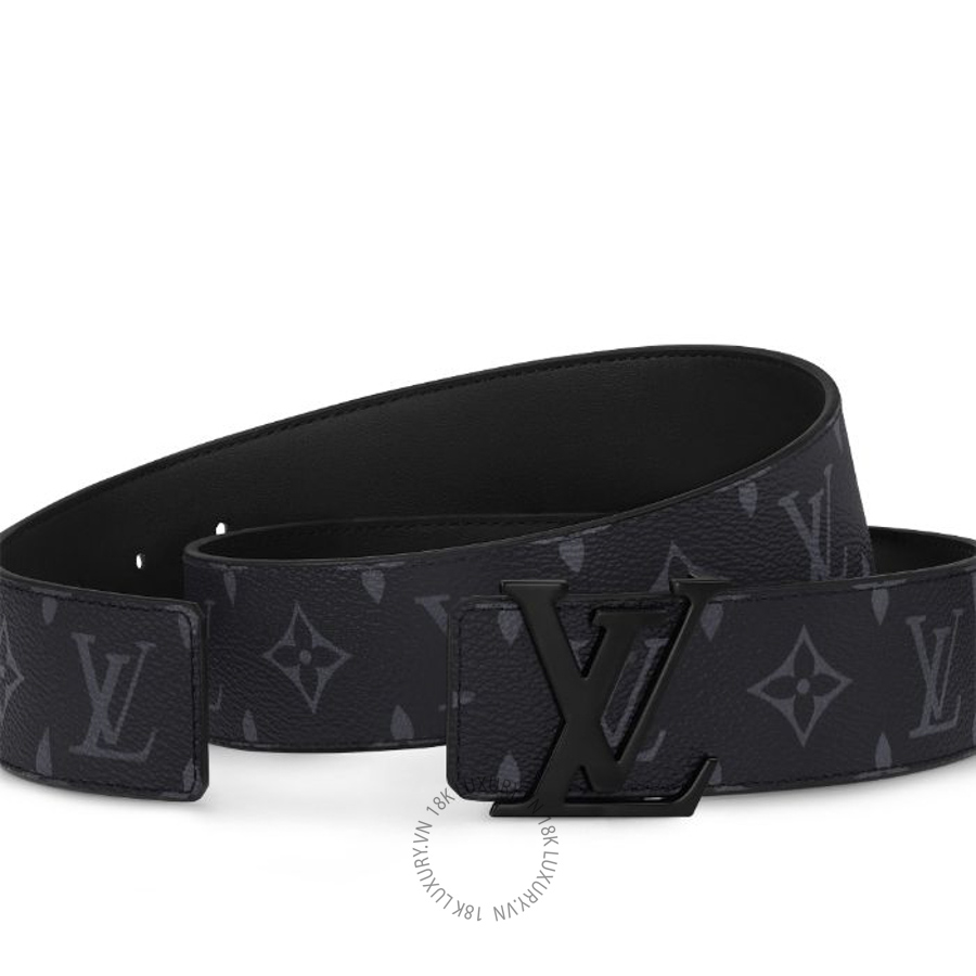 Thắt lưng nam LV Initiales 40mm Matte Black Belt M4482S NTLL057