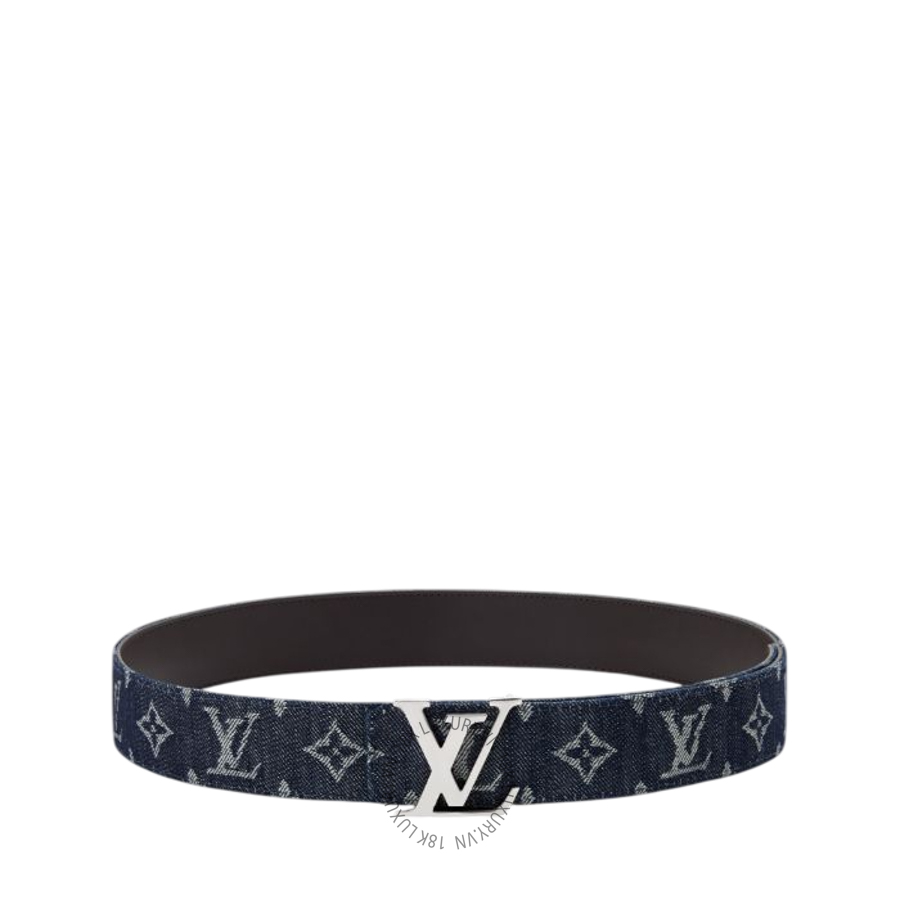 Thắt lưng nam LV Initiales Monogram Denim 40mm Belt M4756S NTLL024