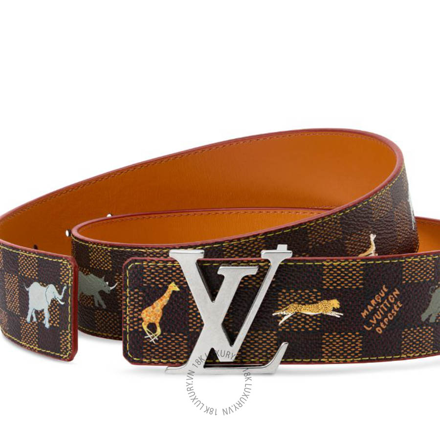 Thắt lưng nam LV x The Darjeling Limited LV Initiales 40mm Reversible Belt M4668V NTLL048
