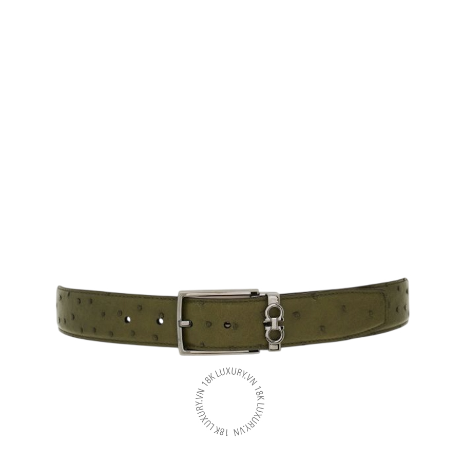 Thắt lưng Salvatore Ferragamo adjustable belt forest green 67a040790244 HEGH045