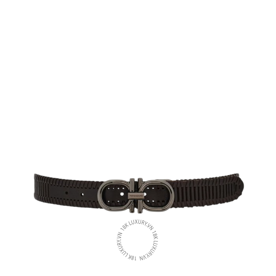 Thắt lưng Salvatore Ferragamo adjustable gancini belt black 670710793316 HEGH038