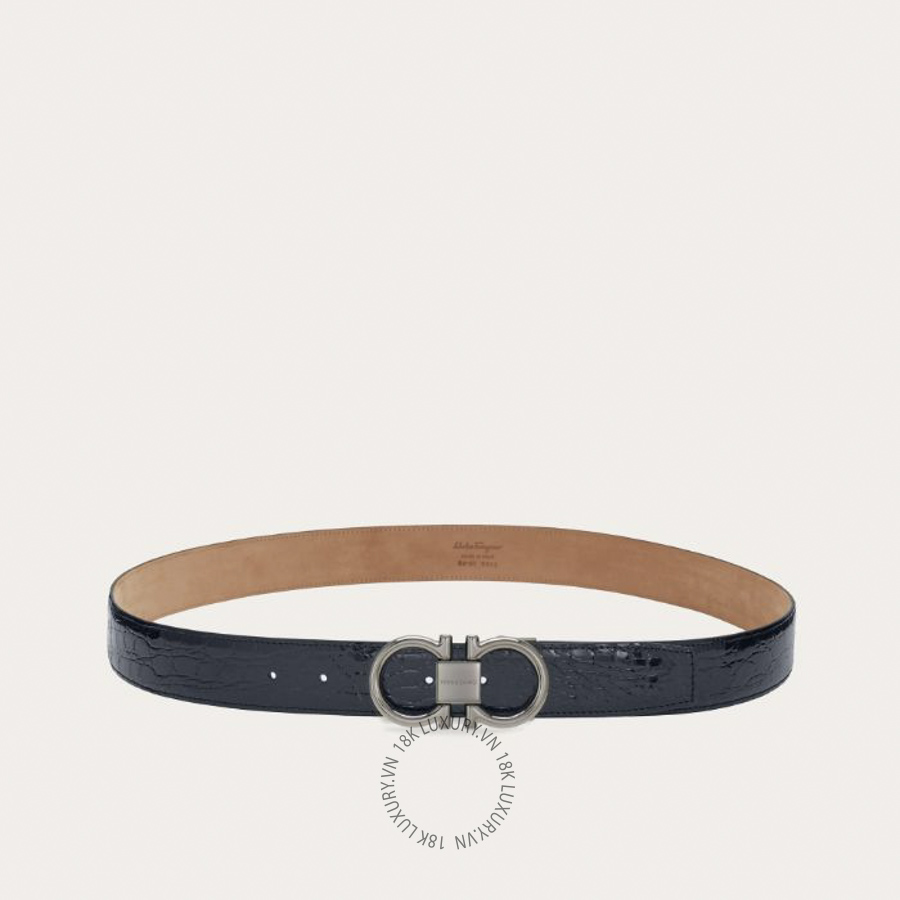 Thắt lưng Salvatore Ferragamo adjustable gancini belt ocean blue 679952781602 HEGH058 10 Thắt lưng Salvatore Ferragamo adjustable gancini belt ocean blue 679952781602 HEGH058