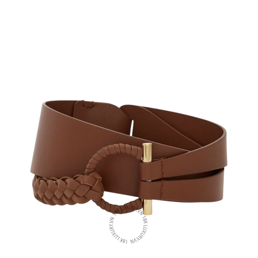 Thắt lưng Salvatore Ferragamo covered Gancini fixed belt cognac 230559796215 CGNA033