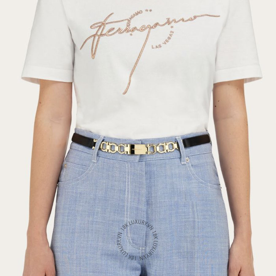 Thắt lưng Salvatore Ferragamo Extendable Gancini bijoux belt black 230363780514 CGNA045 11 Thắt lưng Salvatore Ferragamo Extendable Gancini bijoux belt black 230363780514 CGNA045