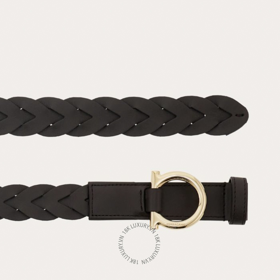 Thắt lưng Salvatore Ferragamo Gancini fixed belt testa di moro 230471790118 CGNA011