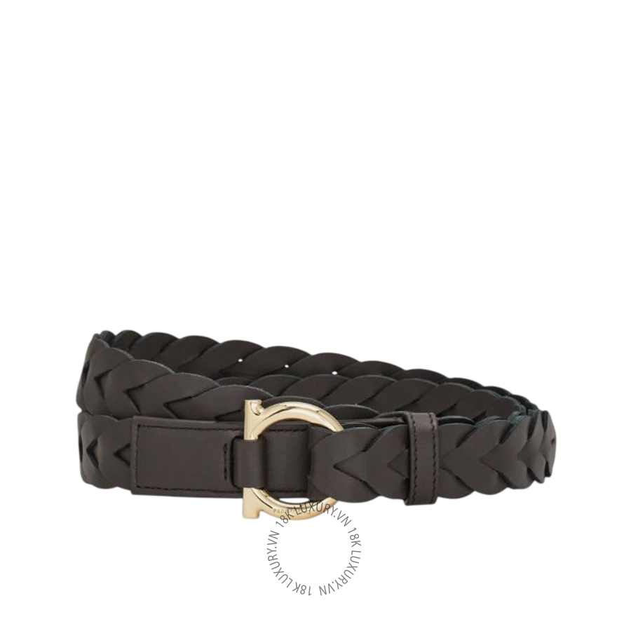 Thắt lưng Salvatore Ferragamo Gancini fixed belt testa di moro 230471790118 CGNA011