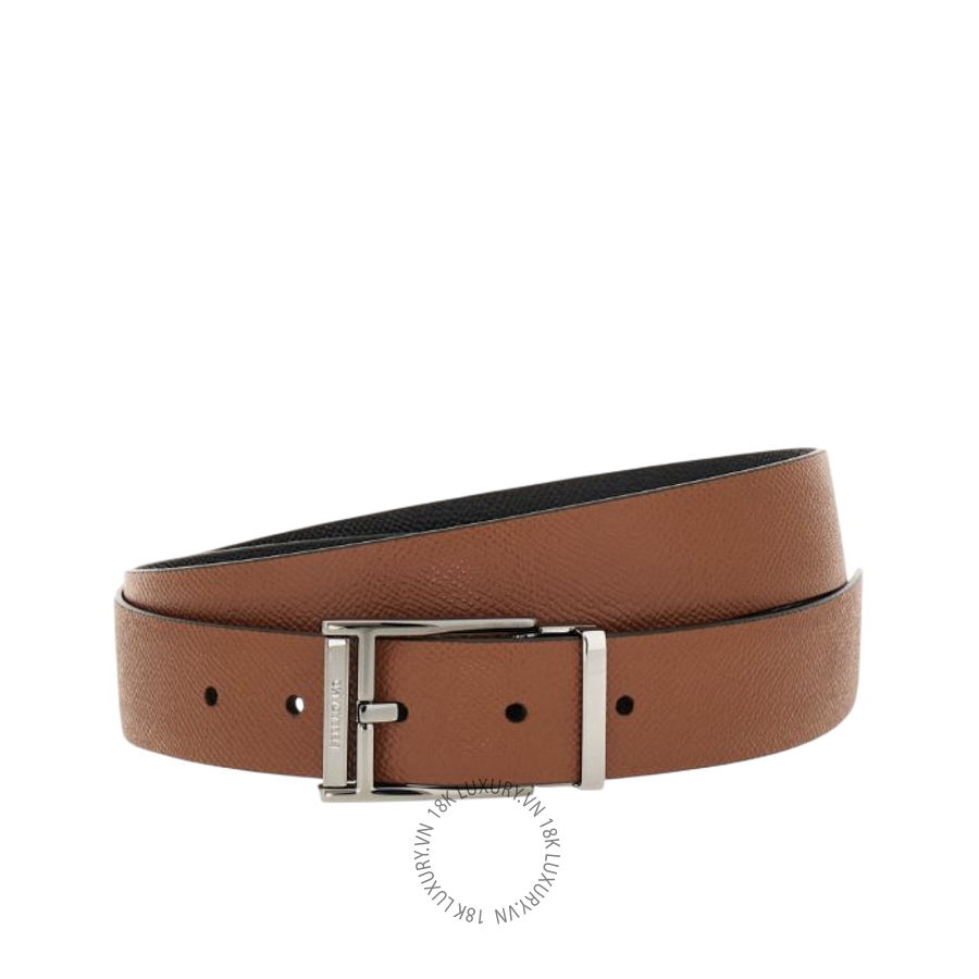 Thắt lưng Salvatore Ferragamo reversible and adjustable belt cognac/black 670571796232 HEGH076