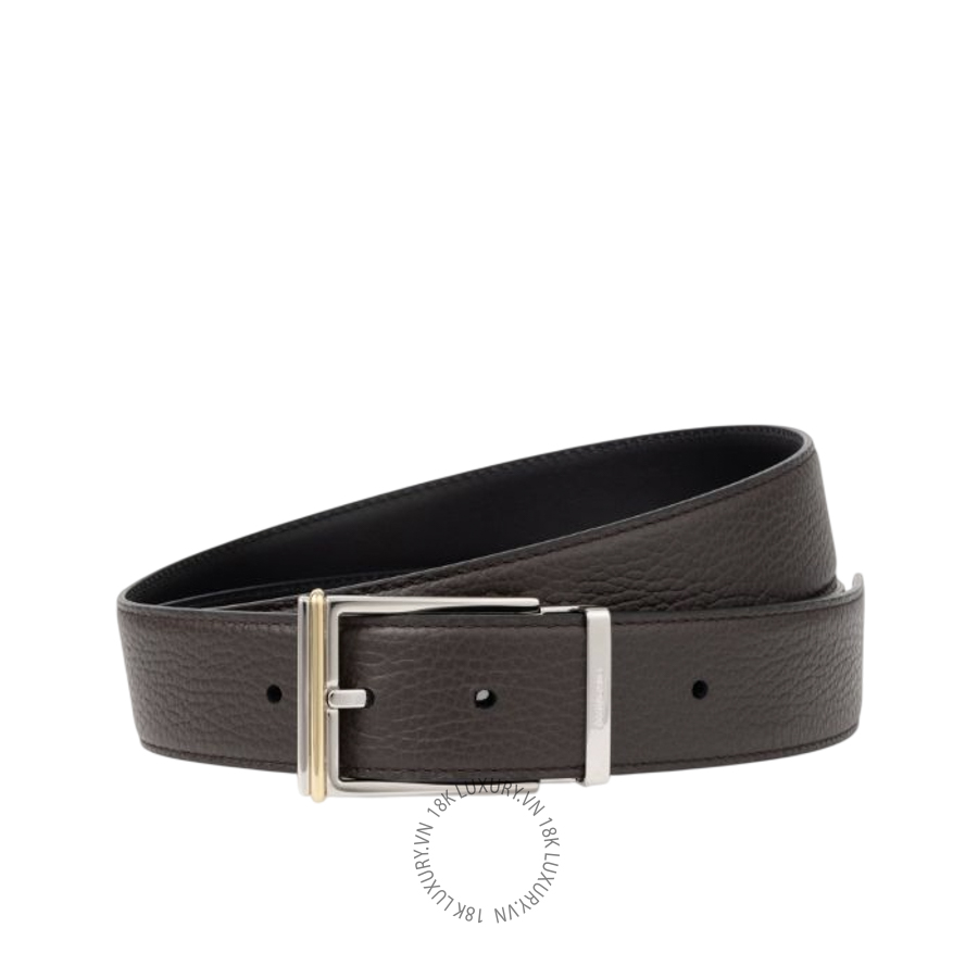 Thắt lưng Salvatore Ferragamo reversible and adjustable belt testa di moro/black 670708795809 HEGH087