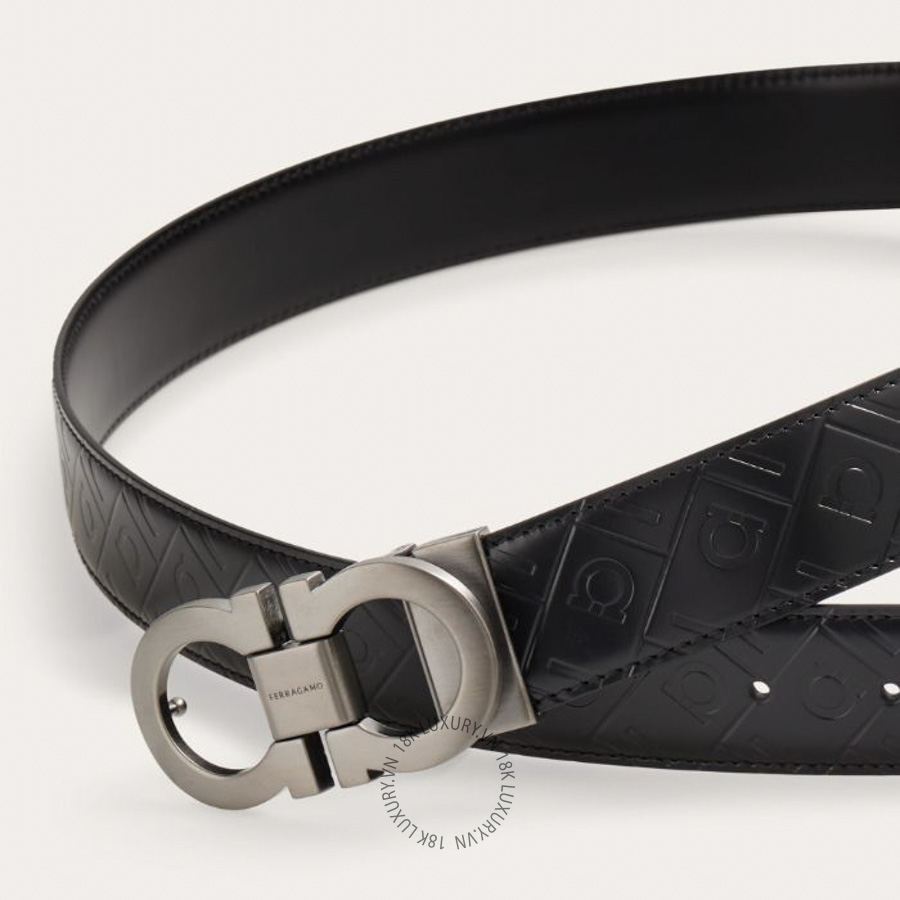 Thắt lưng Salvatore Ferragamo reversible and adjustable gancini belt black 679535794043 HEGH012 14 Thắt lưng Salvatore Ferragamo reversible and adjustable gancini belt black 679535794043 HEGH012