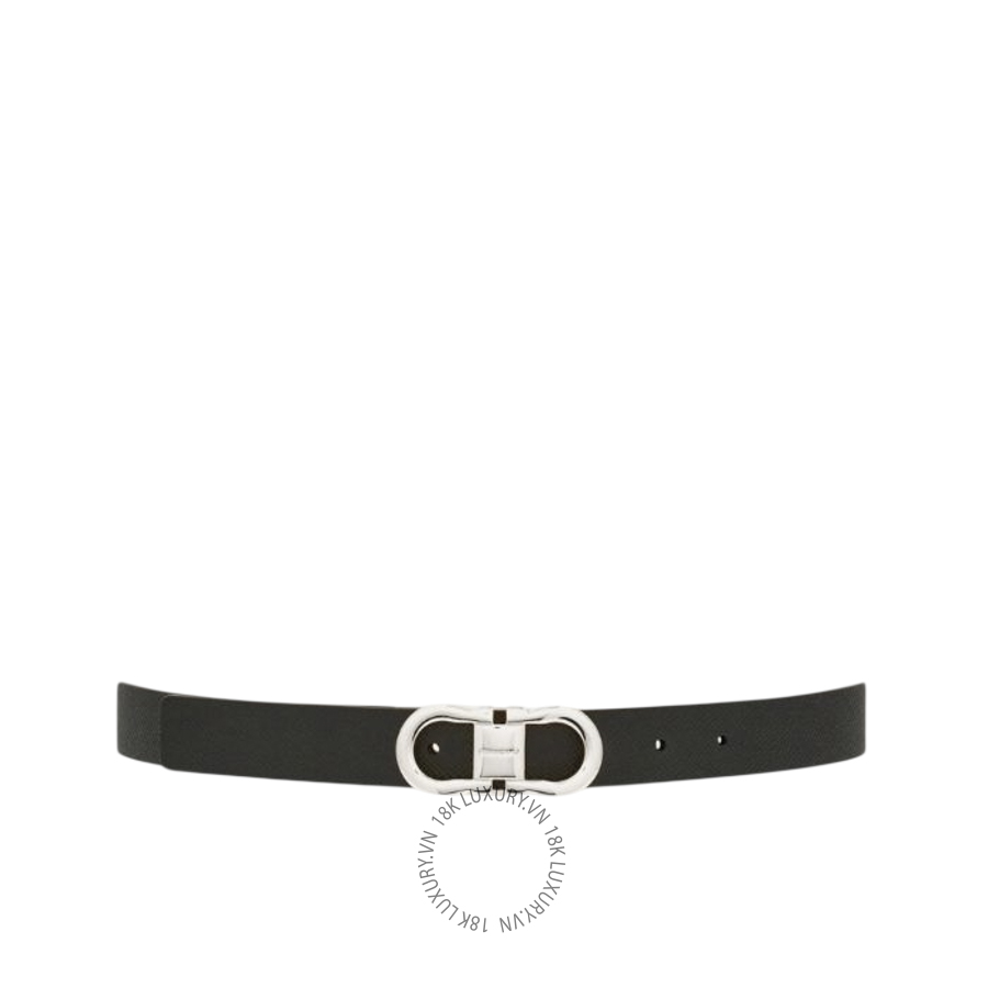 Thắt lưng Salvatore Ferragamo Reversible and adjustable Gancini belt black/cognac 230294781810 CGNA037