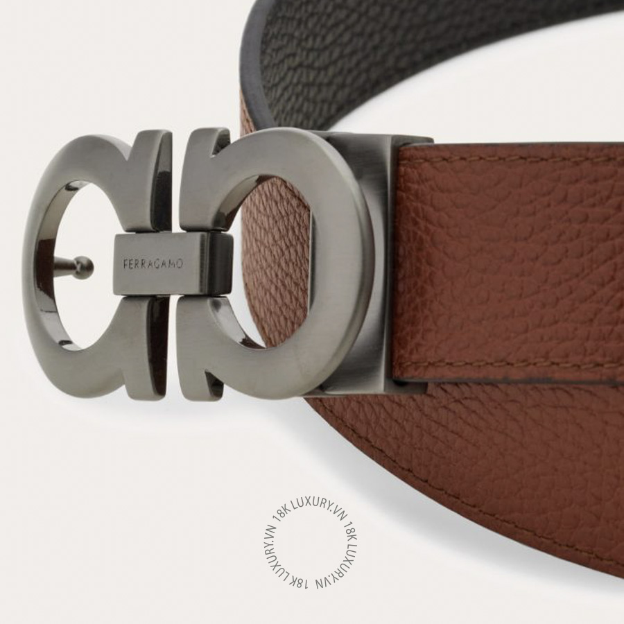 Thắt lưng Salvatore Ferragamo reversible and adjustable gancini belt cappuccino/black 675542759044 HEGH097 14 Thắt lưng Salvatore Ferragamo reversible and adjustable gancini belt cappuccino/black 675542759044 HEGH097