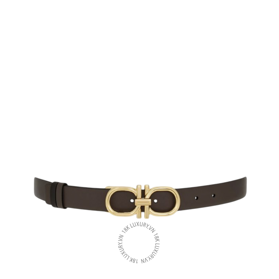 Thắt lưng Salvatore Ferragamo Reversible and adjustable Gancini belt concrete/testa di moro 230458790125 CGNA019