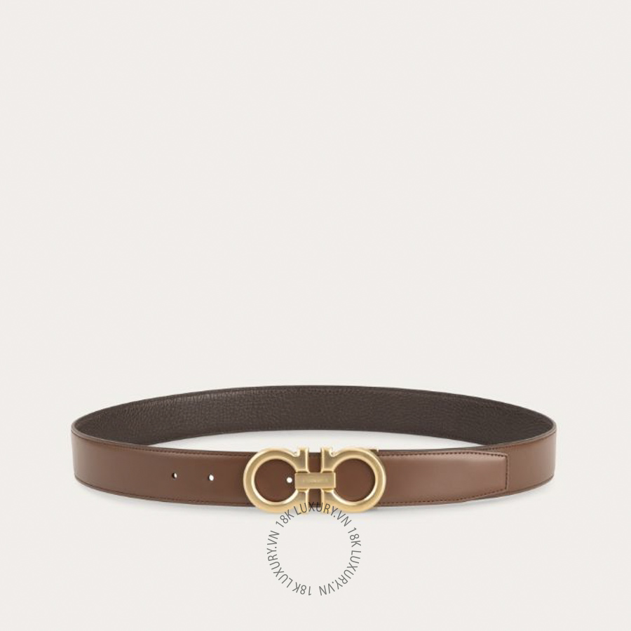Thắt lưng Salvatore Ferragamo reversible and adjustable gancini belt dark brown/testa di moro 679710786991 HEGH106 12 Thắt lưng Salvatore Ferragamo reversible and adjustable gancini belt dark brown/testa di moro 679710786991 HEGH106