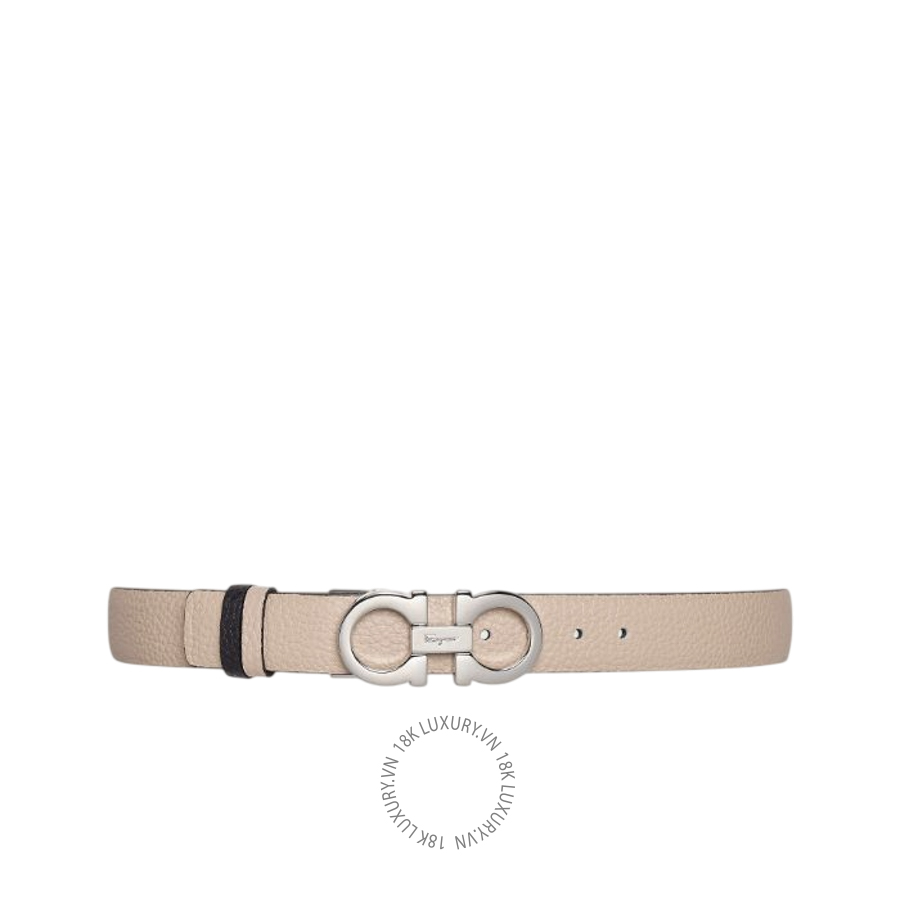 Thắt lưng Salvatore Ferragamo Reversible and adjustable Gancini belt new bisque/black 23A565615288 CGNA058