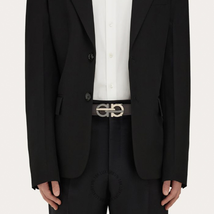 Thắt lưng Salvatore Ferragamo reversible and adjustable gancini belt testa di moro/black 670052781071 HEGH144 13 Thắt lưng Salvatore Ferragamo reversible and adjustable gancini belt testa di moro/black 670052781071 HEGH144