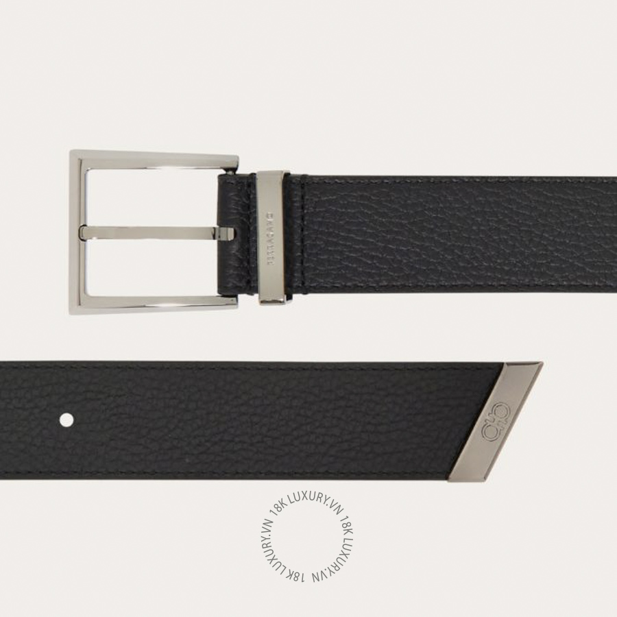 Thắt lưng Salvatore Ferragamo sized belt black 670720793696 HEGH034