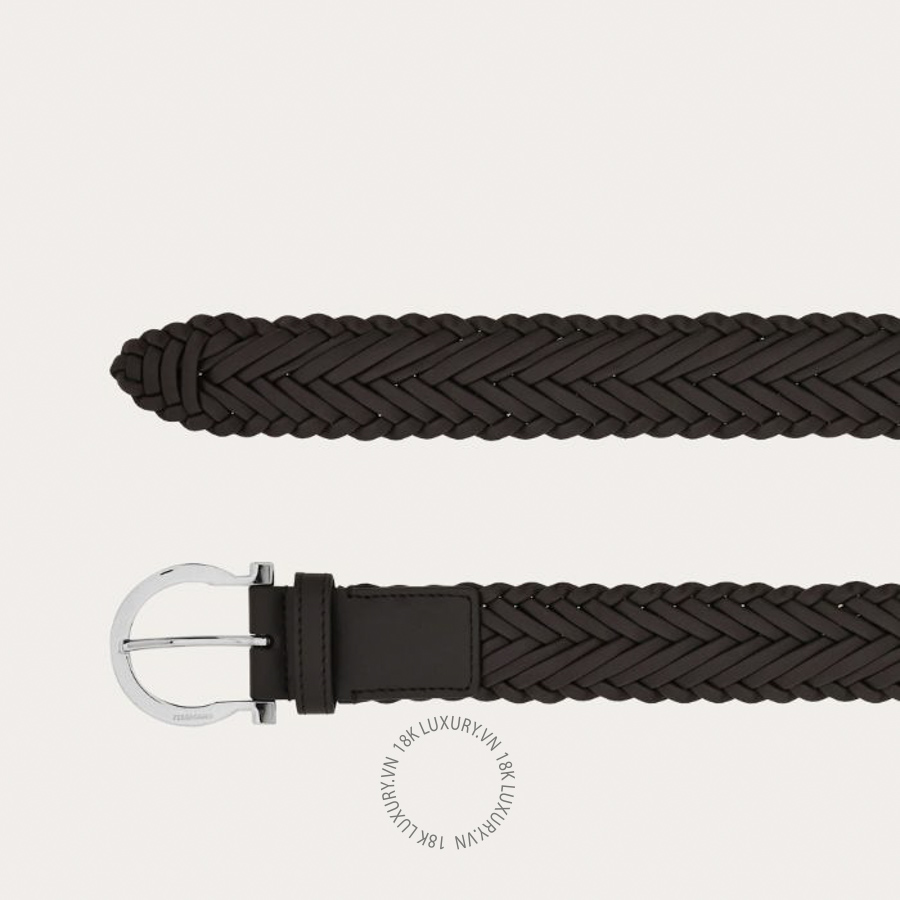 Thắt lưng Salvatore Ferragamo sized gancini belt testa di moro 670679791032 HEGH080