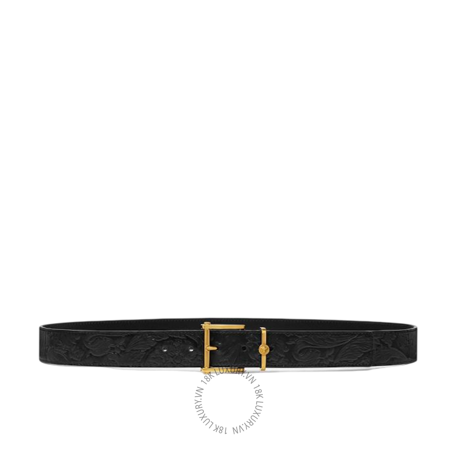 Thắt lưng Versace Barocco Leather Belt 3 cm 1020705-1A10637_1B00V VSC470