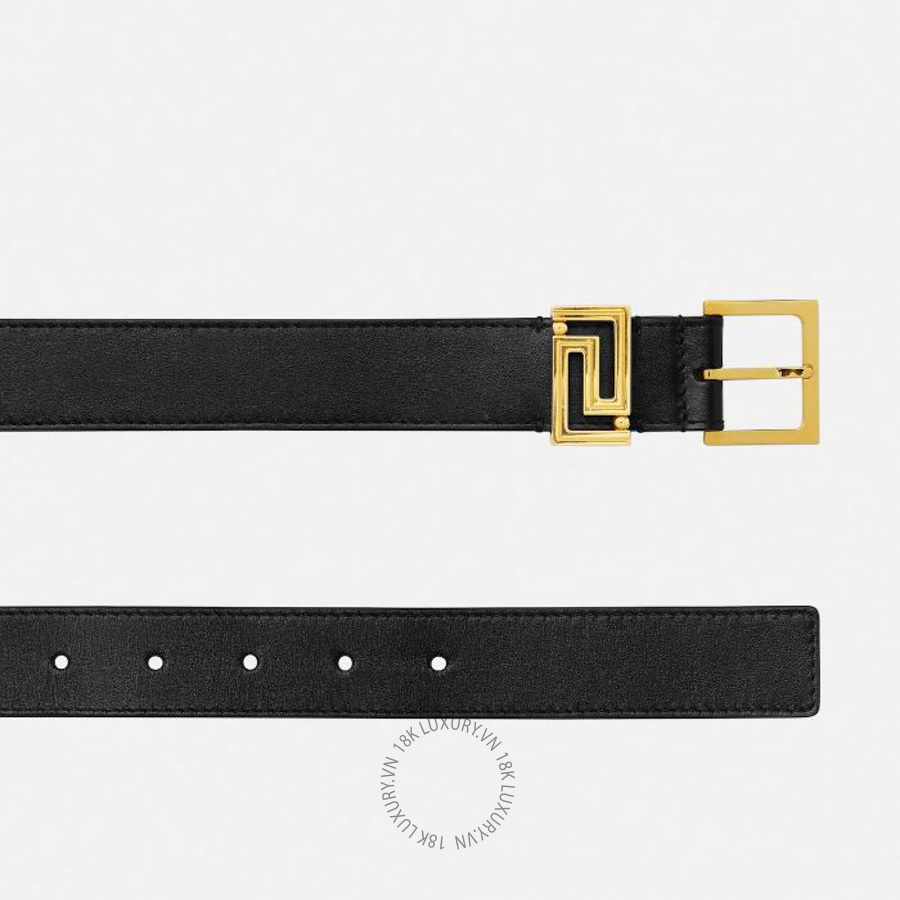 Thắt lưng Versace Greca Goddess Leather Belt 3 cm 1022358-DV3T_1B00V VSC441